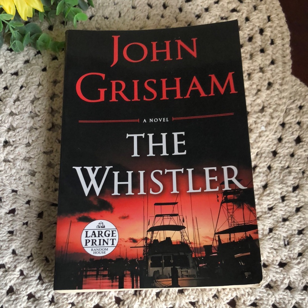 John Grisham "The Whistler" Paperback - Large Print